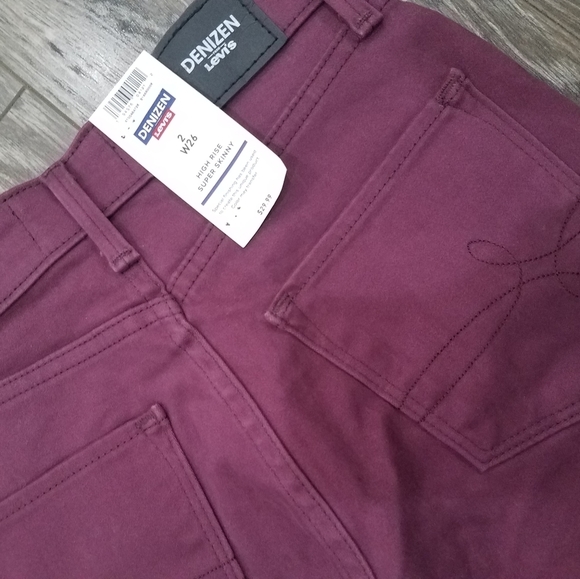 Denizen from Levi's Women's Skinny Jeans - Purple - Picture 3 of 4